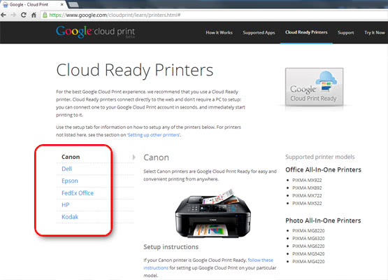best google cloud printer